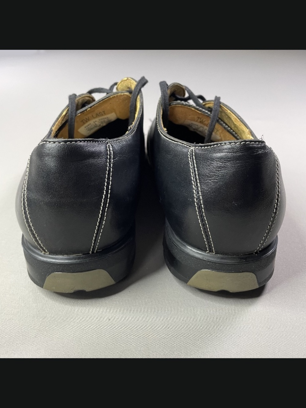 Nike Tiger Woods Shoes Mens 10.5 black leather TW Last golf cleats vintage sport - Picture 5 of 11